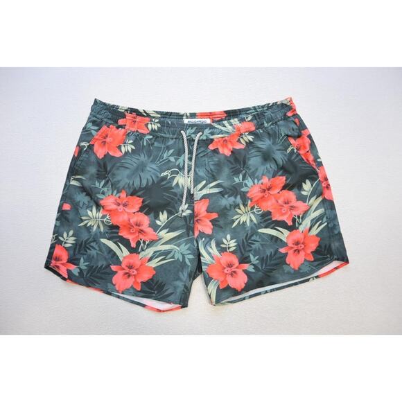 Maamgic Swim Trunks Floral Netted Surf Swim Athketic Mens Size 2XL XXL NWT - Picture 1 of 4